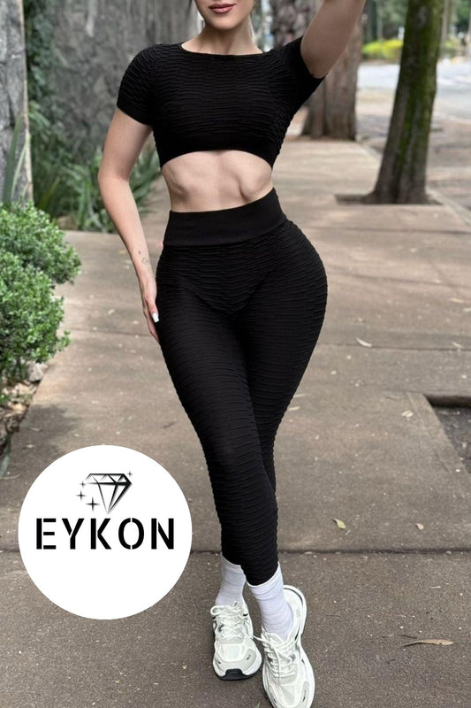 Conjunto Deportivo Texturizado de Manga Corta – EYKON Activewear
